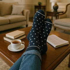 Polka Lounge Socks
