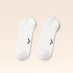 White Ancle Length Socks