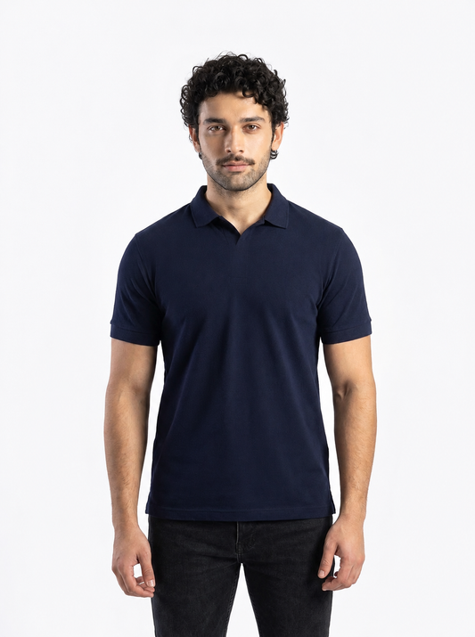 Premium Polo - Navy Blue