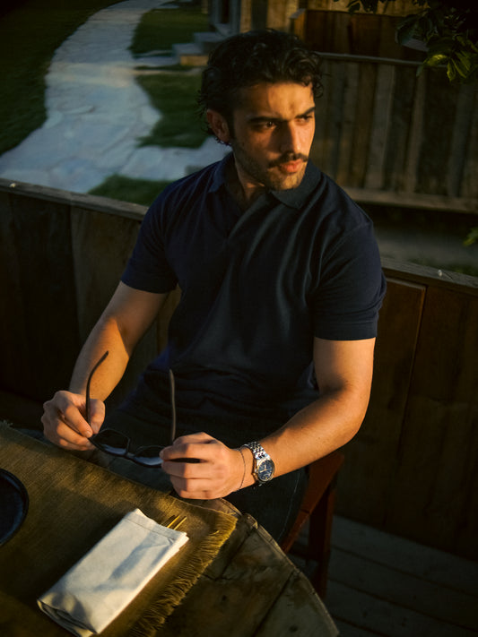 Premium Polo - Navy Blue