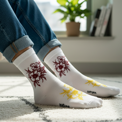 Floral Sketch Socks