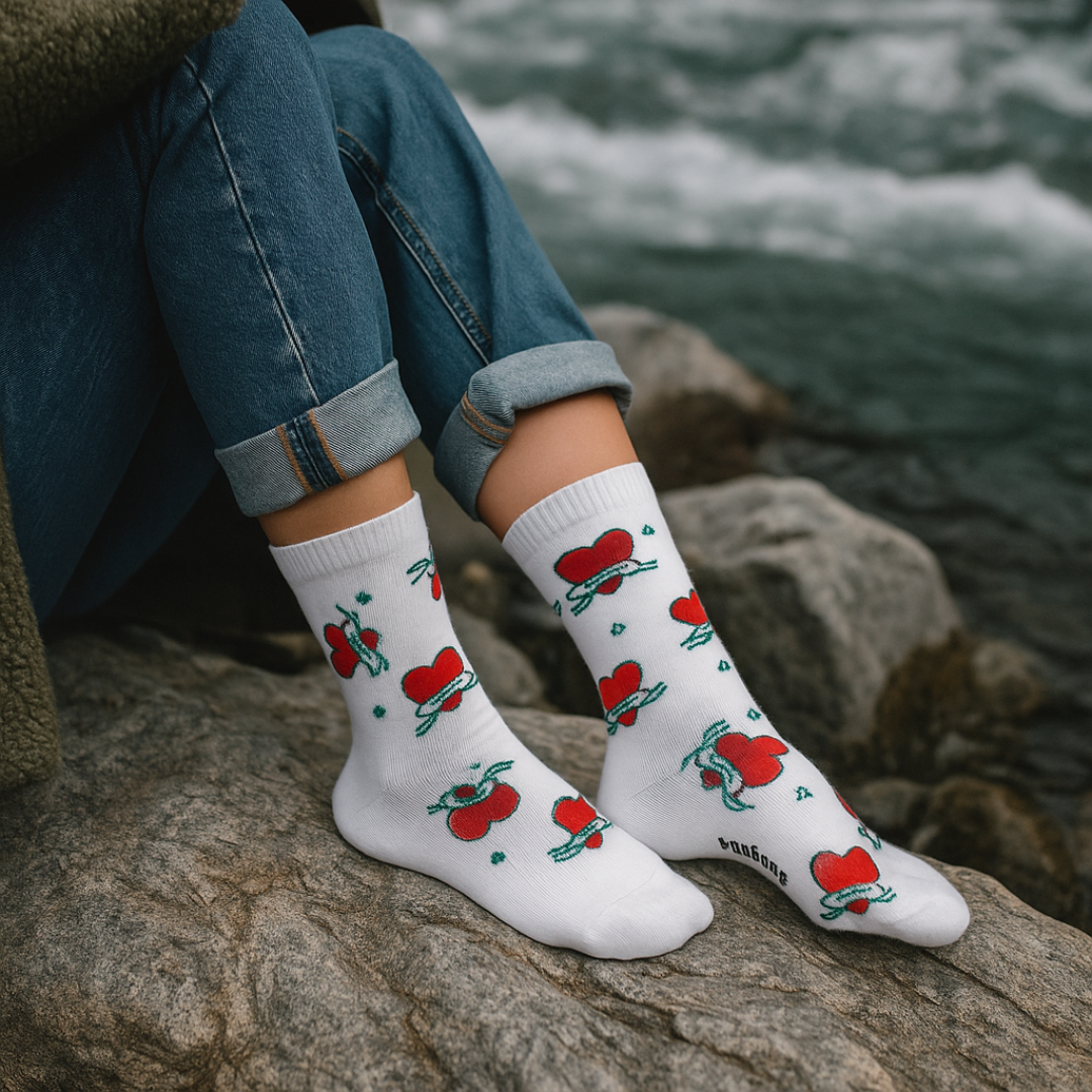 Tattoo Heart Socks