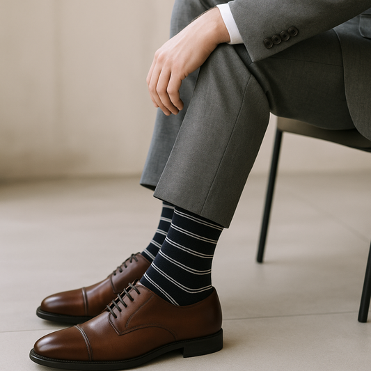 The Executive Stripe Socks