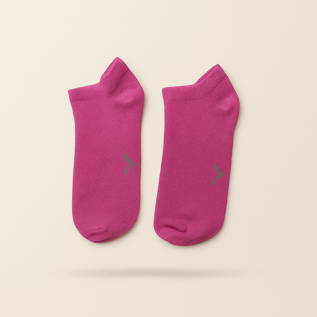 Berry Rose Ankle Socks