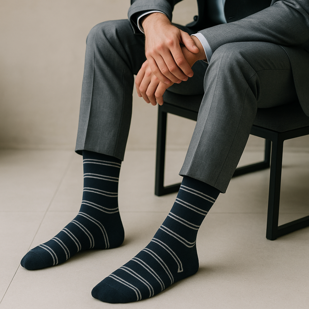 The Executive Stripe Socks