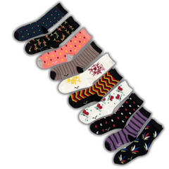 Women's Pack of 10 Crew Length Socks